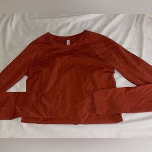 Athleta sparkle long sleeve top